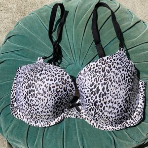 Victoria’s Secret Snow Leopard Padded Push Up Bra